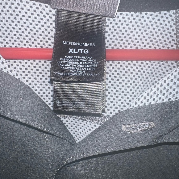 EUC M XL North Face Gray Polo 👕 Shirt - Picture 2 of 13